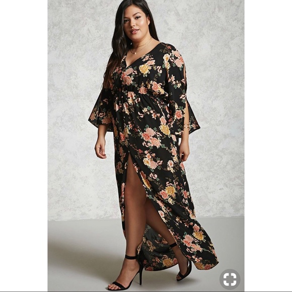 forever 21 plus size maxi dresses